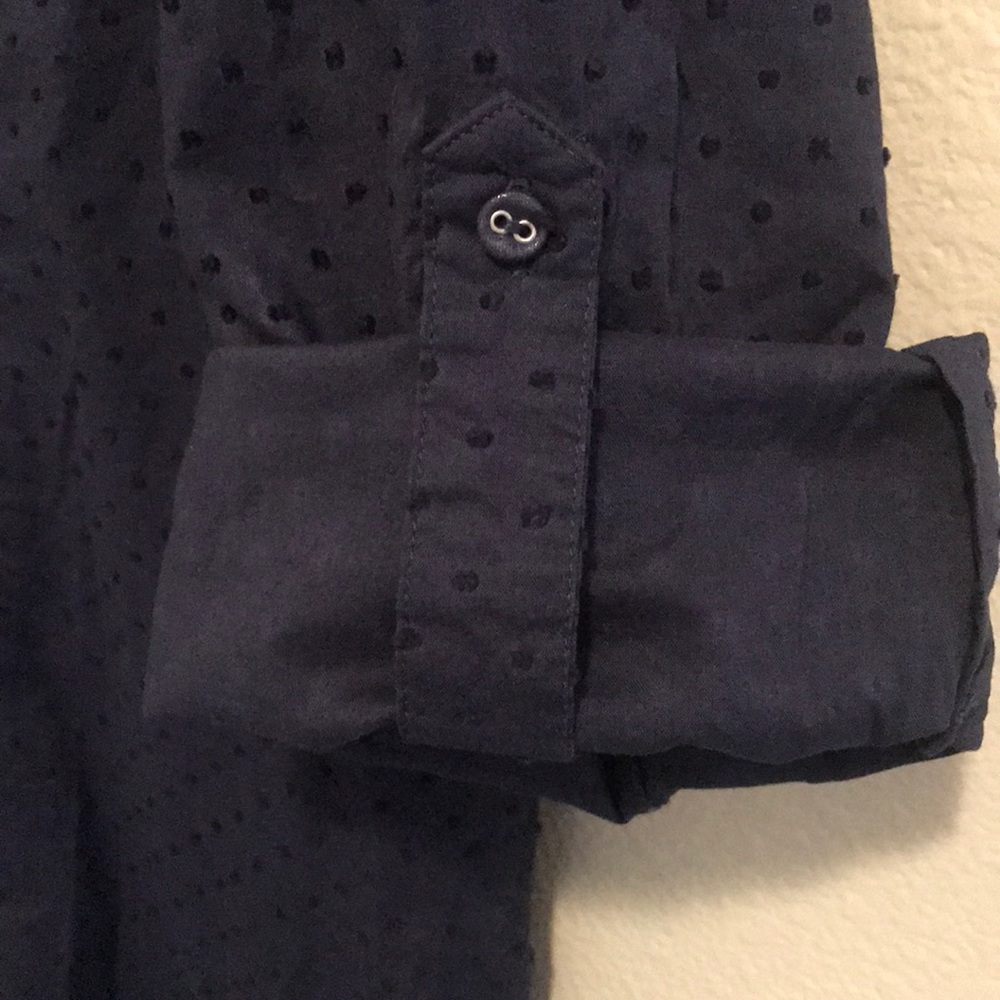 Navy button down shirt - Picture 5 of 6